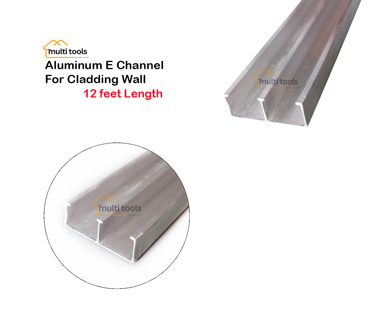 12 Feet Aluminum E Channel For Cladding Wall